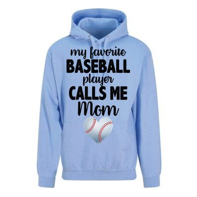 My Favorite Baseball Player Calls Me Mom Unisex Surf Hoodie