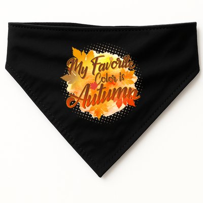 My Favorite Color Is Autumn USA-Made Doggie Bandana