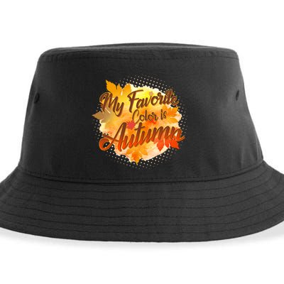 My Favorite Color Is Autumn Sustainable Bucket Hat
