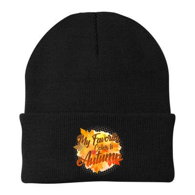 My Favorite Color Is Autumn Beanie