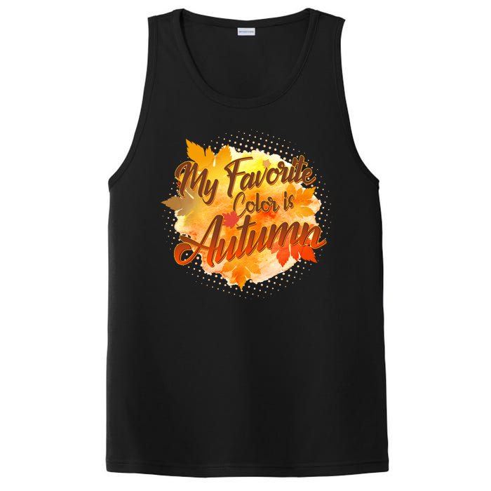 My Favorite Color Is Autumn PosiCharge Competitor Tank