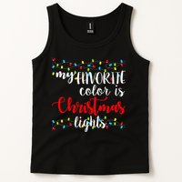 My Favorite Color Is Christmas Lights Tank Top