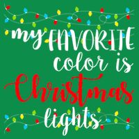 My Favorite Color Is Christmas Lights Toddler T-Shirt