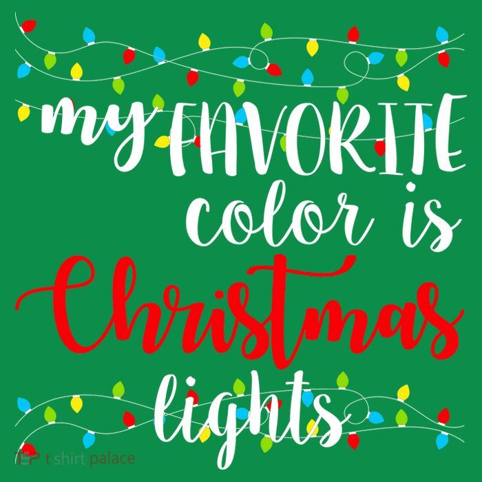 My Favorite Color Is Christmas Lights Women's V-Neck T-Shirt