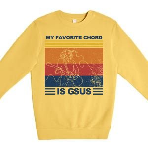 My Favorite Cord Is Gsus Premium Crewneck Sweatshirt