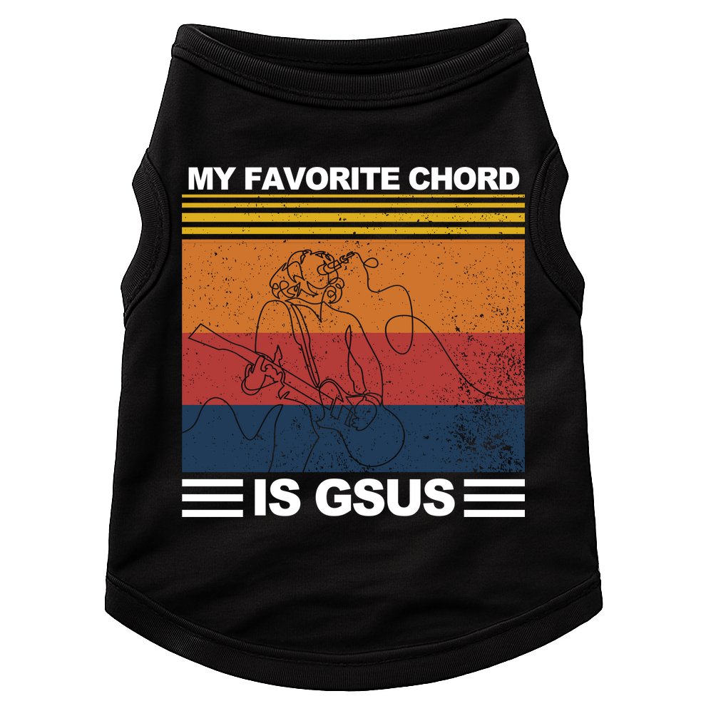 My Favorite Cord Is Gsus Doggie Tank