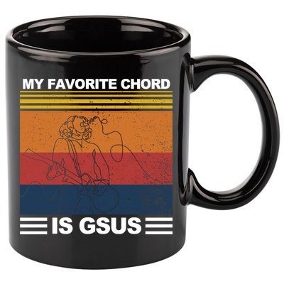 My Favorite Cord Is Gsus 11oz C Handle Ceramic Mug
