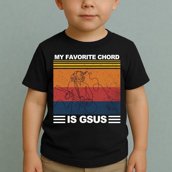 My Favorite Cord Is Gsus Toddler T-Shirt