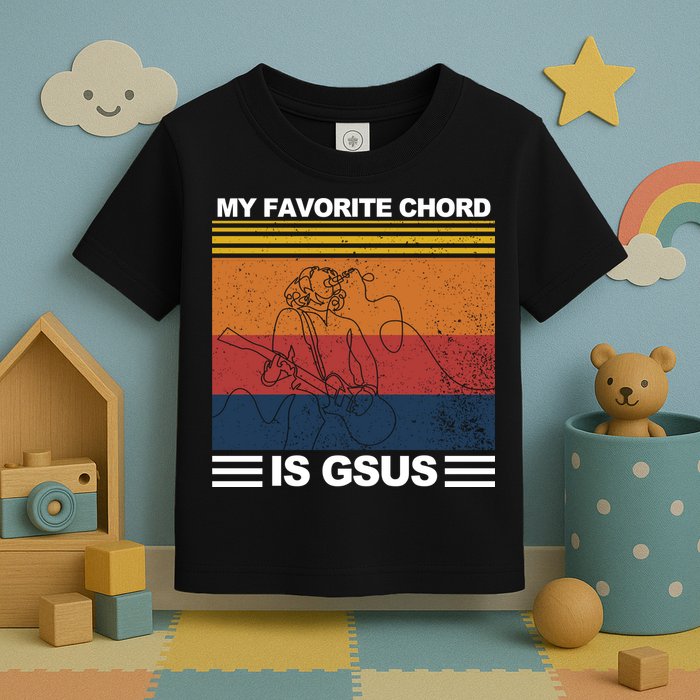 My Favorite Cord Is Gsus Toddler T-Shirt