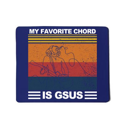 My Favorite Cord Is Gsus Mousepad