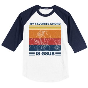 My Favorite Cord Is Gsus Baseball Sleeve Shirt