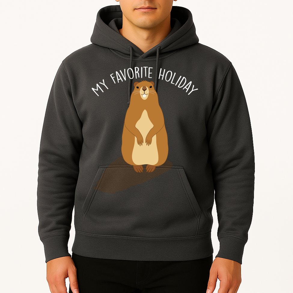 My Favorite Holiday Groundhog Day Hoodie