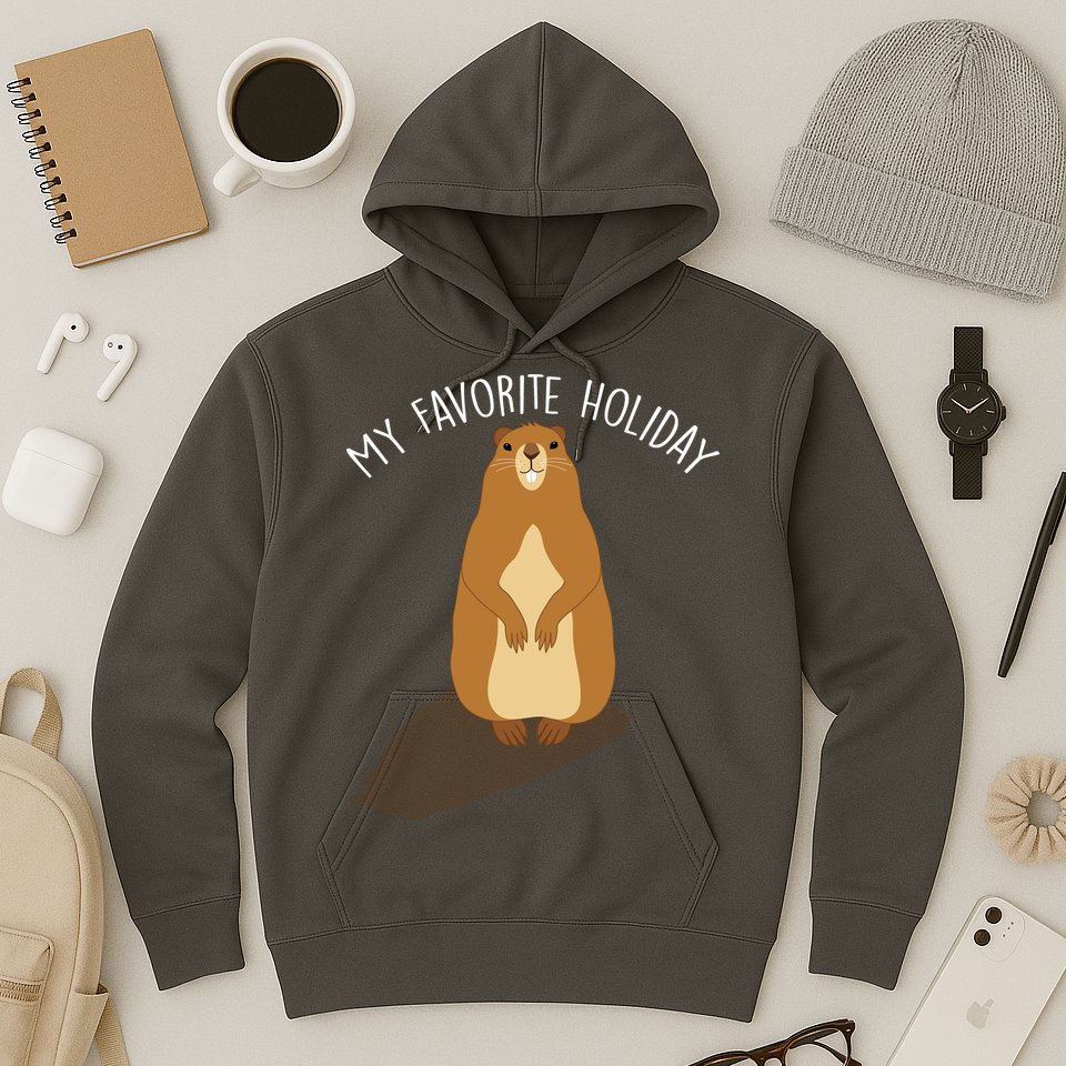 My Favorite Holiday Groundhog Day Hoodie