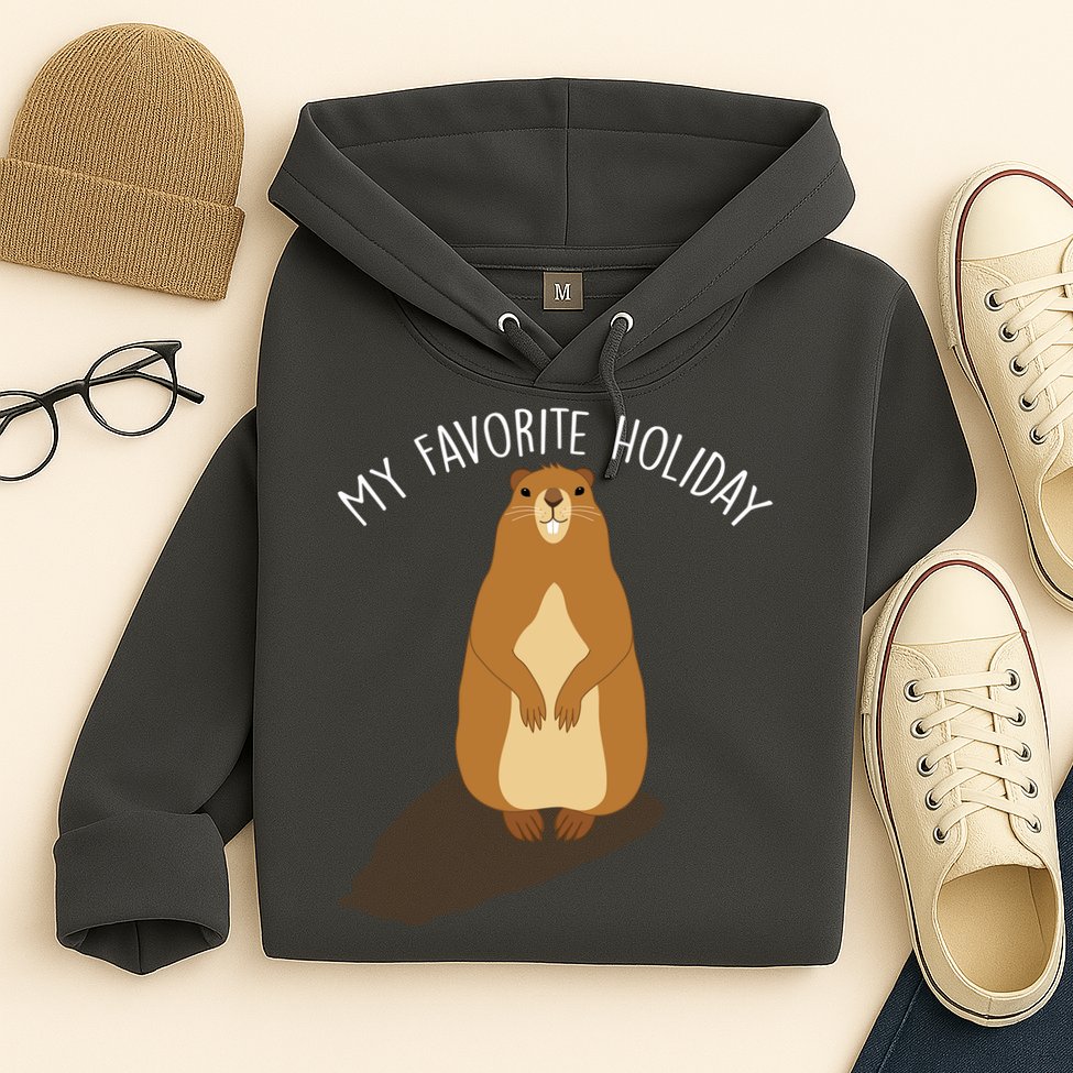 My Favorite Holiday Groundhog Day Hoodie