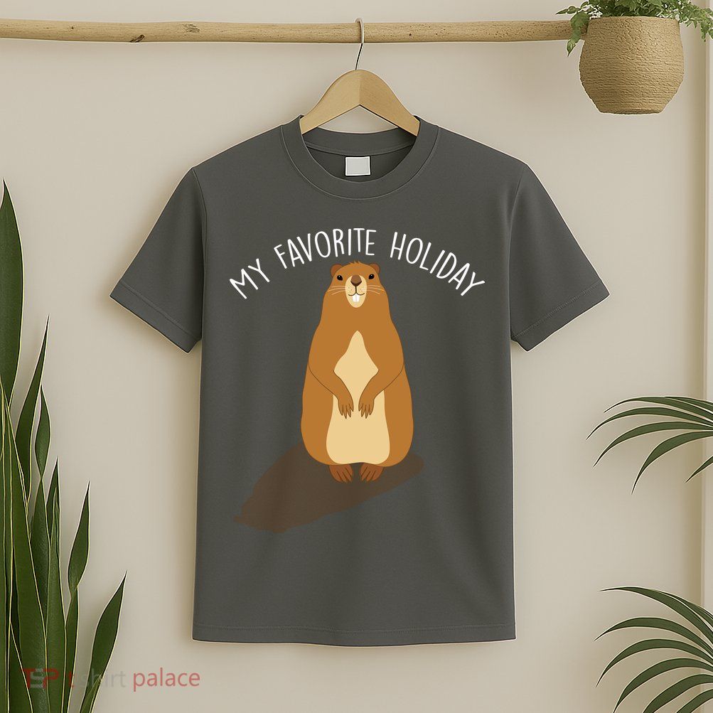 My Favorite Holiday Groundhog Day T-Shirt