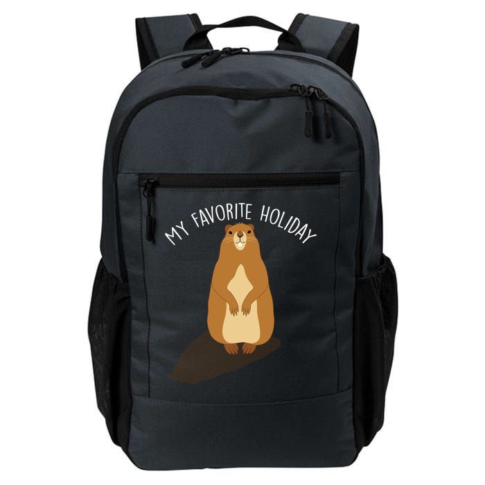 My Favorite Holiday Groundhog Day Backpack