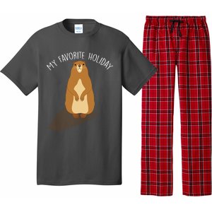 My Favorite Holiday Groundhog Day Pajama Set