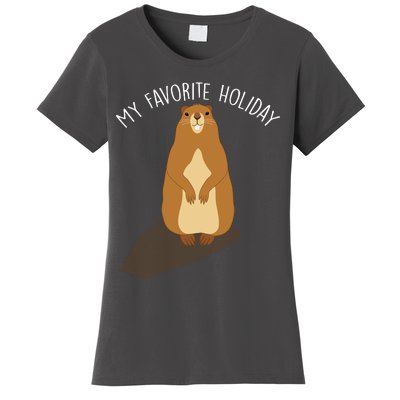 My Favorite Holiday Groundhog Day Women's T-Shirt