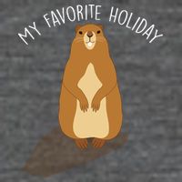 My Favorite Holiday Groundhog Day Kids T-Shirt