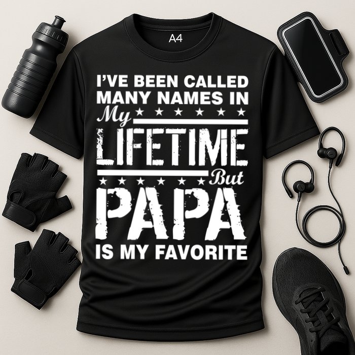 My Favorite Name Is Papa Performance Shirt