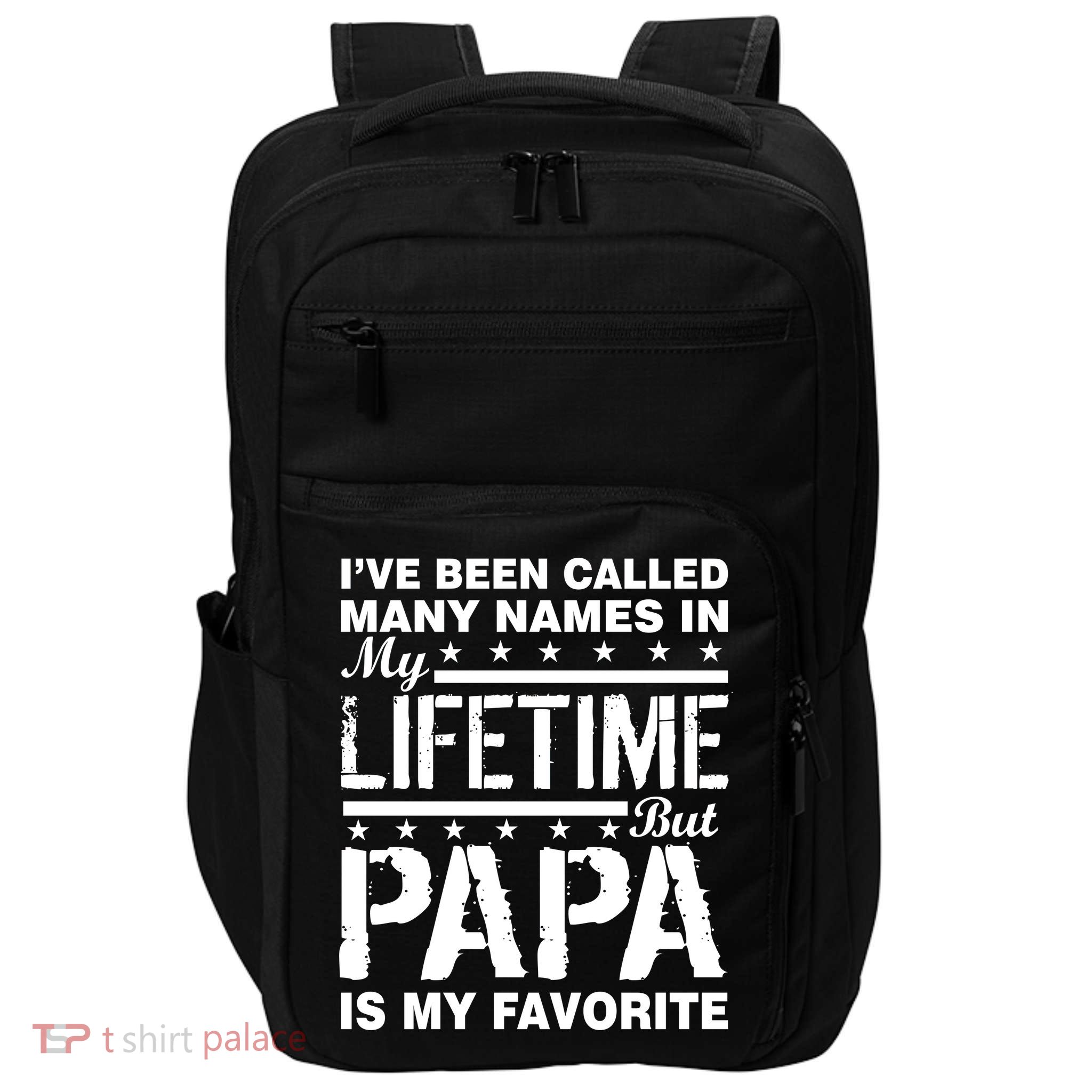 My Favorite Name Is Papa Impact Tech Backpack