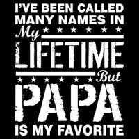 My Favorite Name Is Papa Youth Performance Sprint T-Shirt