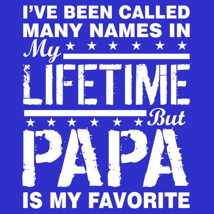 My Favorite Name Is Papa Full-Length Apron With Pockets