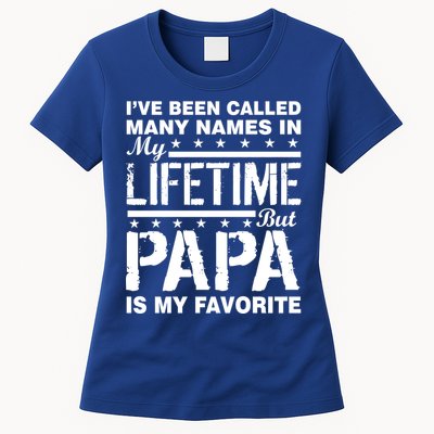 My Favorite Name Is Papa Womens T-Shirt
