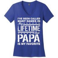 My Favorite Name Is Papa Women's V-Neck T-Shirt