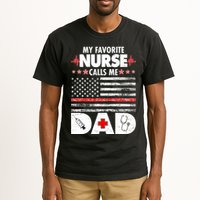 My Favorite Nurse Calls Me Dad Support Frontline Tall T-Shirt