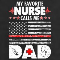 My Favorite Nurse Calls Me Dad Support Frontline 15oz Campfire Ceramic Mug