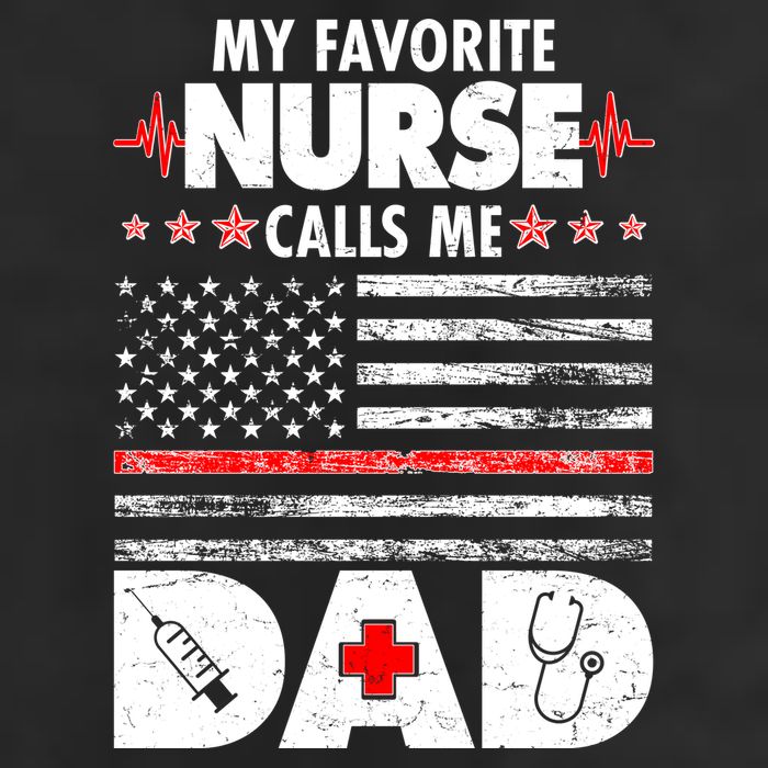 My Favorite Nurse Calls Me Dad Support Frontline 15oz Campfire Ceramic Mug