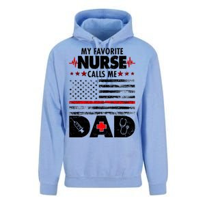 My Favorite Nurse Calls Me Dad Support Frontline Unisex Surf Hoodie