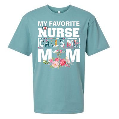 My Favorite Nurse Calls Me Mom Sueded Cloud Jersey T-Shirt