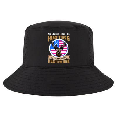 My Favorite Part of Hunting is Seeing God's Handiwork Cool Comfort Performance Bucket Hat