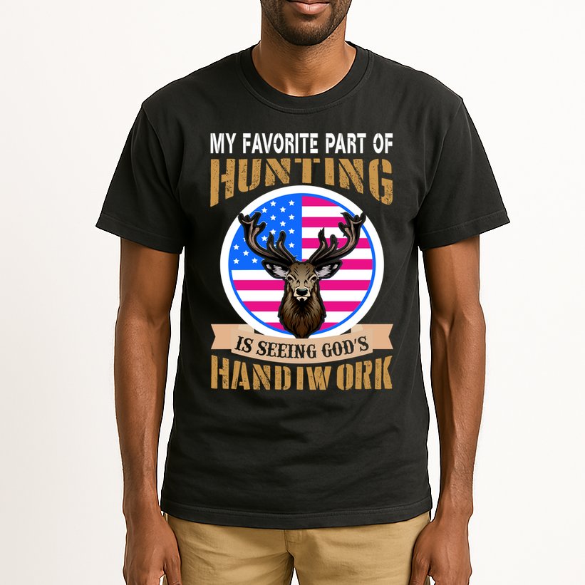 My Favorite Part of Hunting is Seeing God's Handiwork Tall T-Shirt