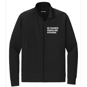 My Favorite People Are Fictional Stretch Full-Zip Cadet Jacket