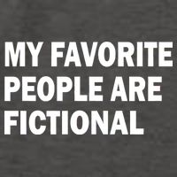 My Favorite People Are Fictional Vector Backpack
