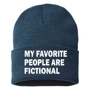 My Favorite People Are Fictional Sustainable Knit Beanie