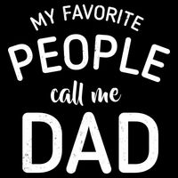 My Favorite People Call Me Dad Cropped Pullover Crew