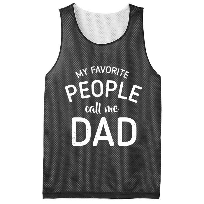My Favorite People Call Me Dad Mesh Reversible Basketball Jersey Tank