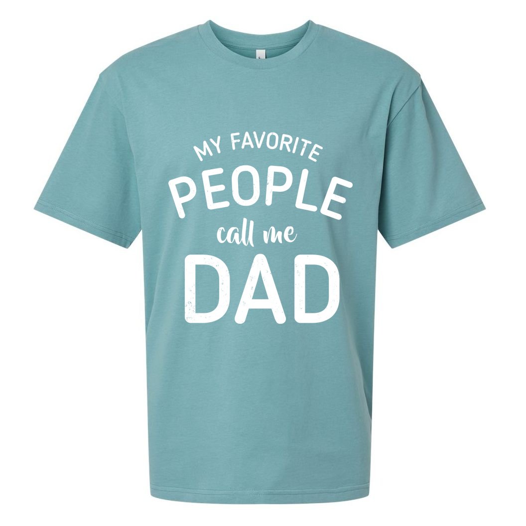 My Favorite People Call Me Dad Sueded Cloud Jersey T-Shirt