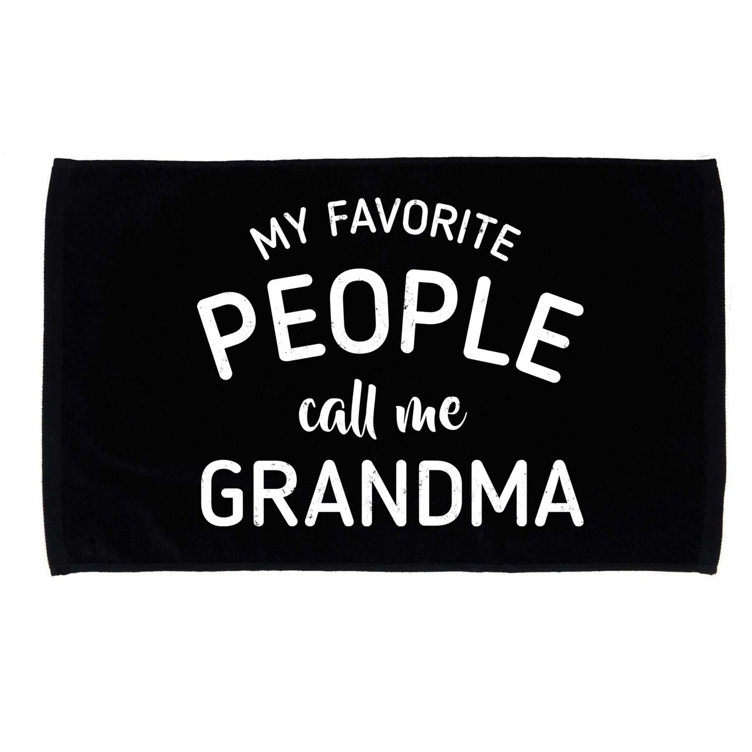 My Favorite People Call Me Grandma Microfiber Hand Towel