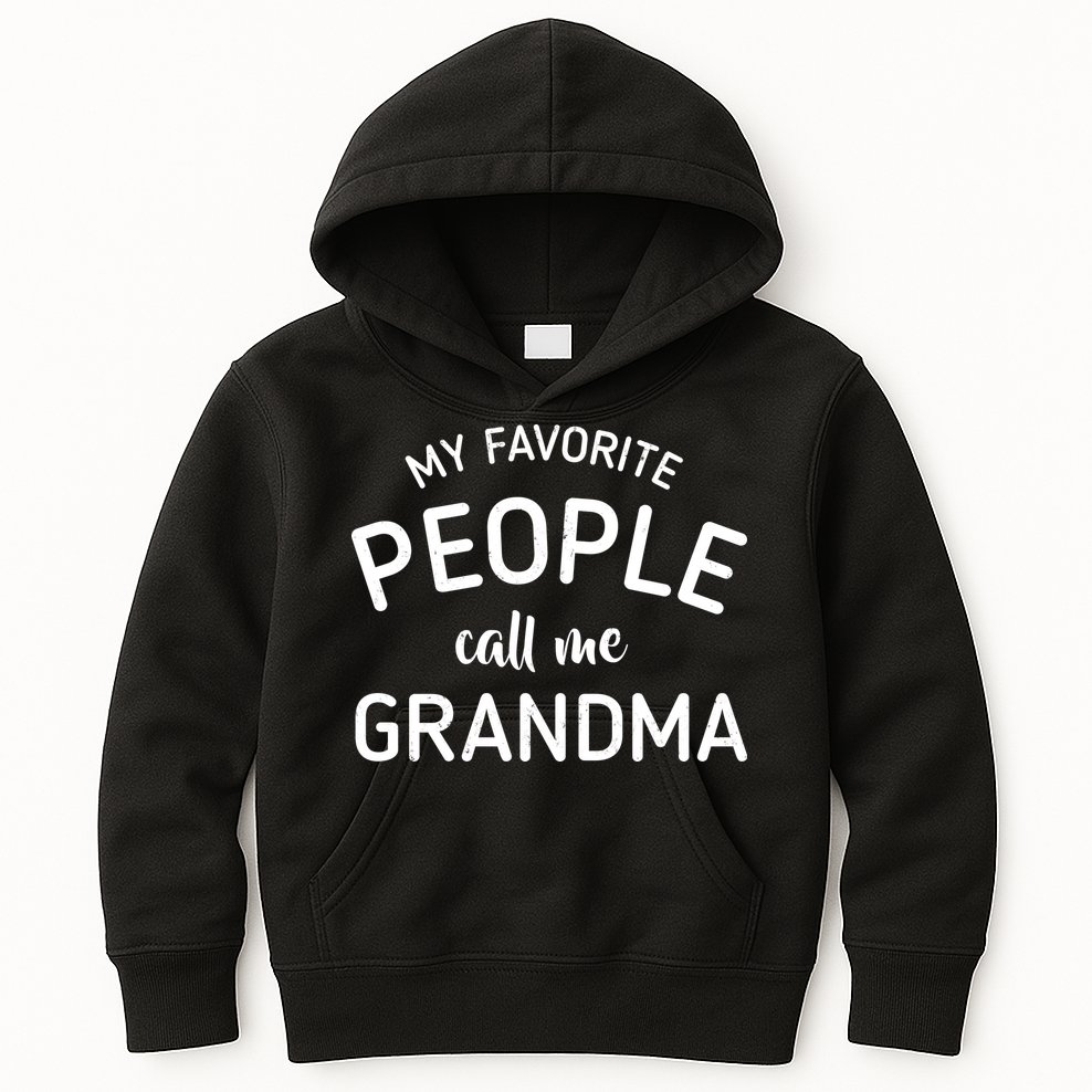 My Favorite People Call Me Grandma Kids Hoodie