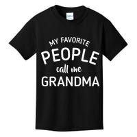 My Favorite People Call Me Grandma Kids T-Shirt