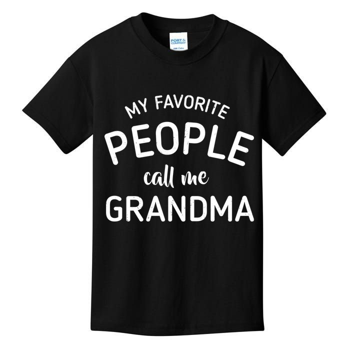 My Favorite People Call Me Grandma Kids T-Shirt