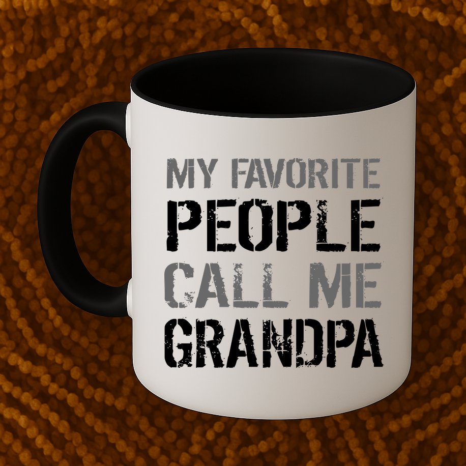 My Favorite People Call Me Grandpa Mug
