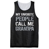 My Favorite People Call Me Grandpa Mesh Reversible Basketball Jersey Tank