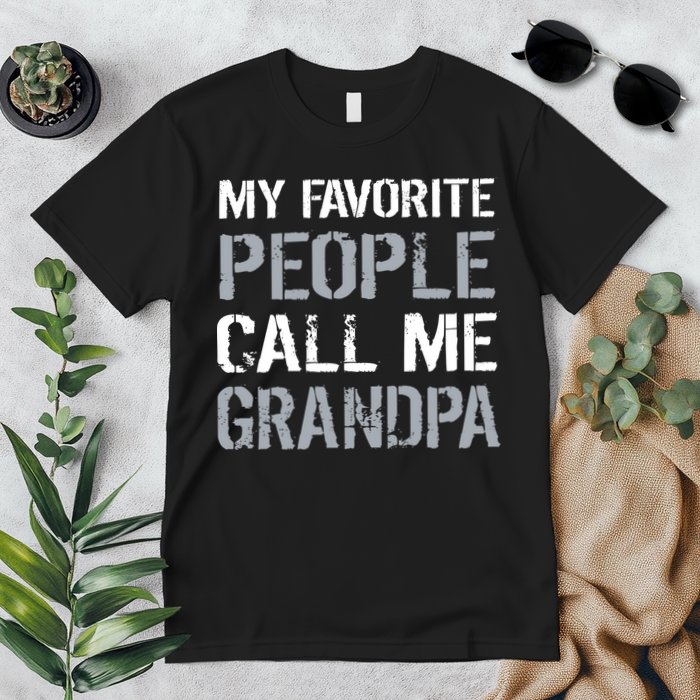 My Favorite People Call Me Grandpa Premium T-Shirt