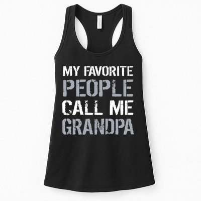 My Favorite People Call Me Grandpa Womens Tank Top